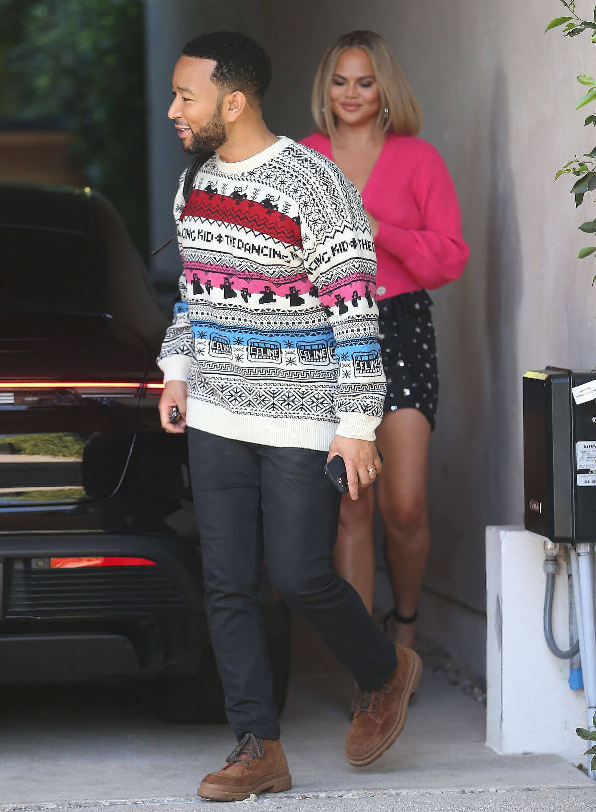 Chrissy Teigen and John Legend Day Out in West Hollywood 12/06/2021