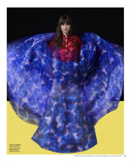 Dakota Johnson Photoshoot in Town & Country Magazine, January 2022 5