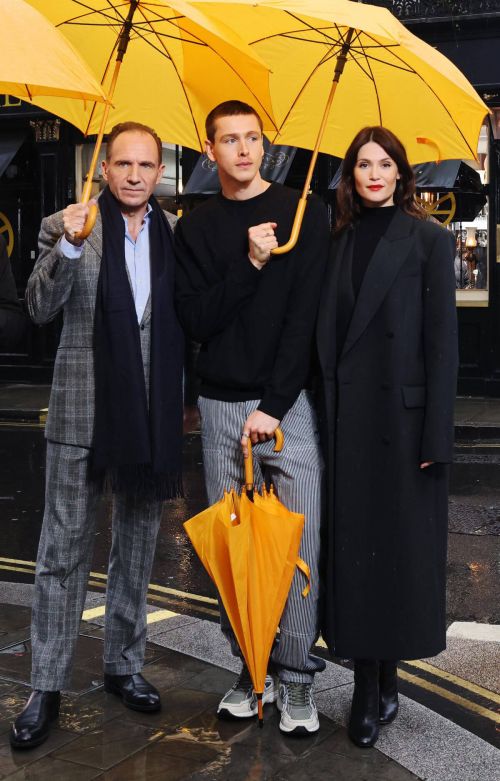 Gemma Arterton and Ralph Fiennes at The Kings Man Photocall in London