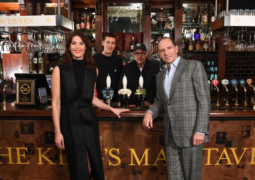 Gemma Arterton and Ralph Fiennes at The Kings Man Photocall in London 5