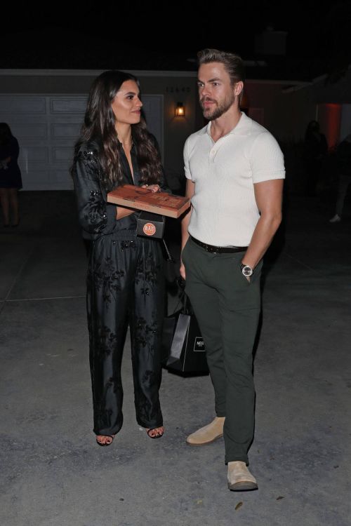 Hayley Erbert and Derek Hough Night Out at Jennifer Klein