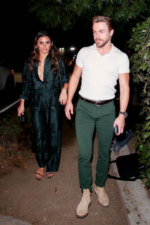 Hayley Erbert and Derek Hough Night Out at Jennifer Klein