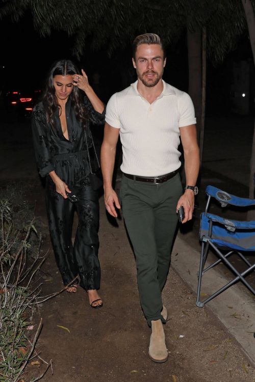 Hayley Erbert and Derek Hough Night Out at Jennifer Klein