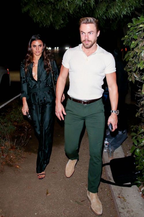 Hayley Erbert and Derek Hough Night Out at Jennifer Klein