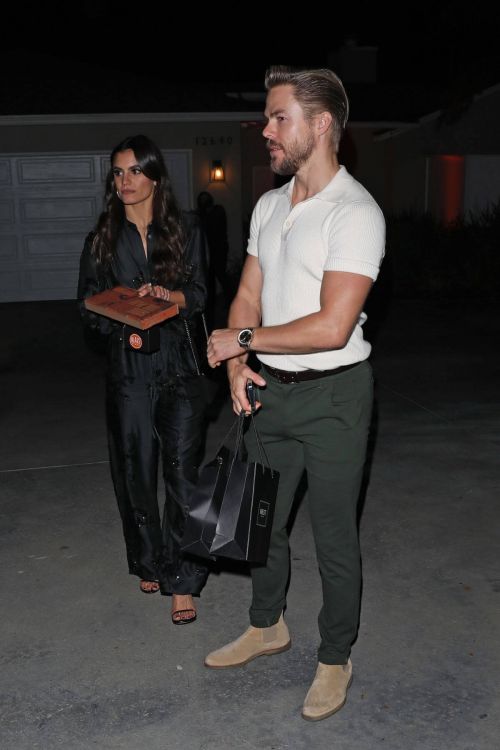Hayley Erbert and Derek Hough Night Out at Jennifer Klein
