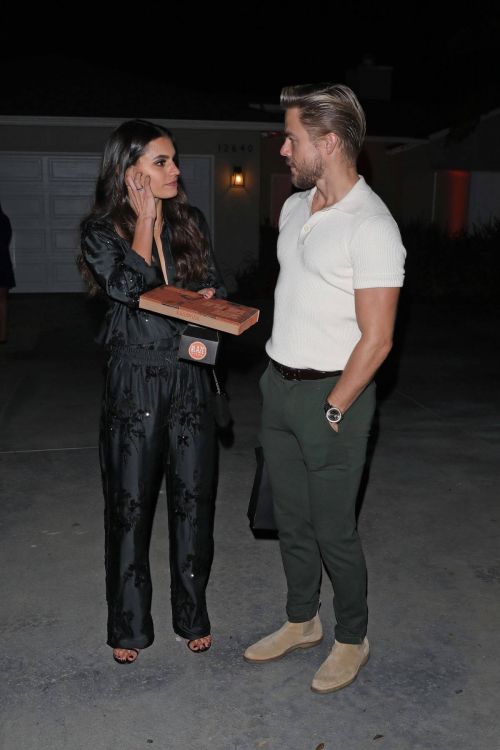 Hayley Erbert and Derek Hough Night Out at Jennifer Klein