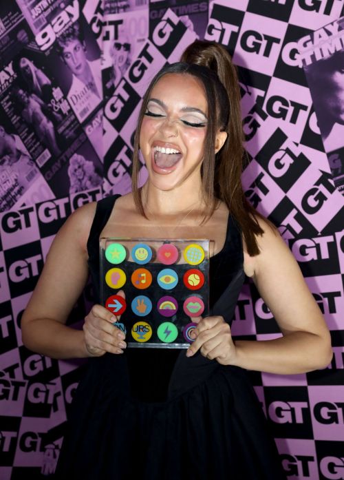 Jade Thirlwall with Allyship Award at 2021 Gay Times Honours in London 11/19/2021
