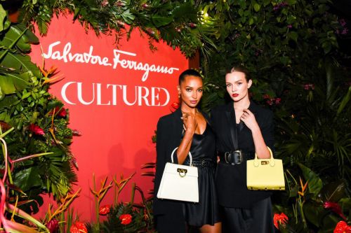 Jasmine Tookes and Josephine Skriver attends Salvatore Ferragamo Cultured Magazine Event in Miami 2