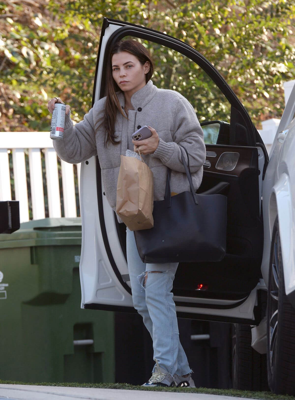 Jenna Dewan at Winter Coat with Denim Out on Her 41st Birthday in Los Angeles