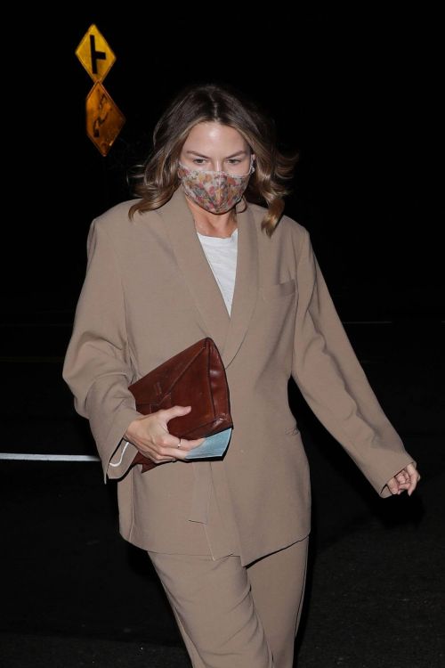 Jennifer Morrison Night Out in Suit at Jennifer Klein
