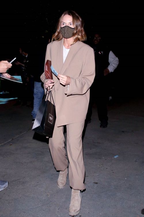 Jennifer Morrison Night Out in Suit at Jennifer Klein