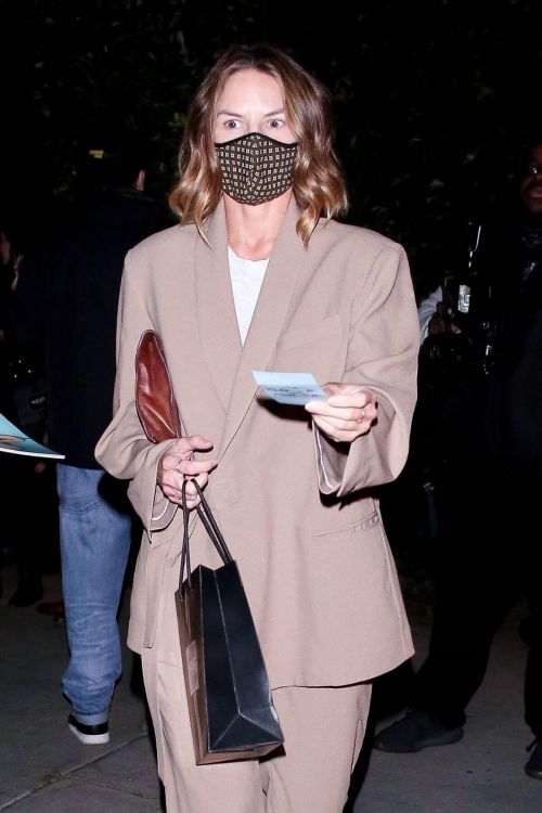 Jennifer Morrison Night Out in Suit at Jennifer Klein