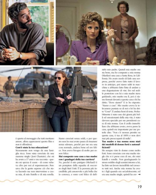 Jessica Chastain Cover Photoshoot in Voila Magazine, December 2021 2