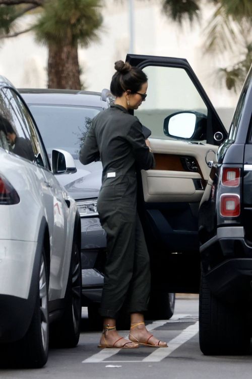 Jordana Brewster Out to Picks up Her Son from School in Los Angeles 11/18/2021