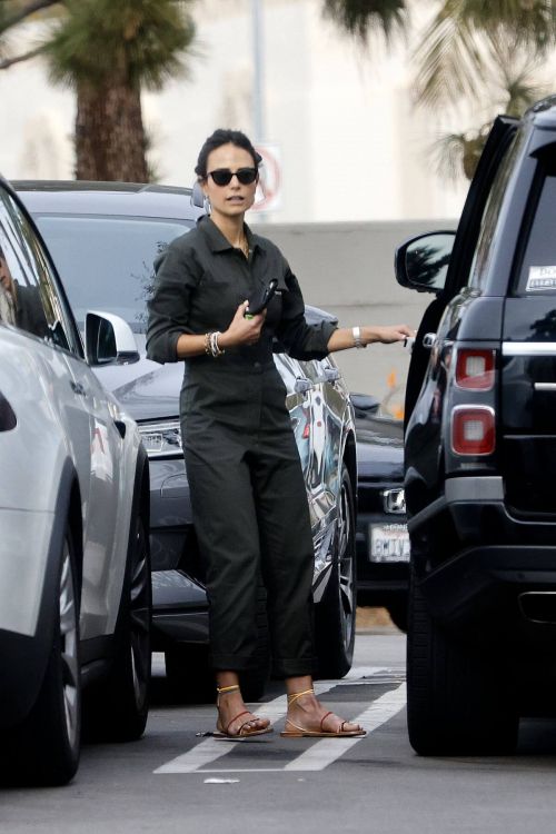 Jordana Brewster Out to Picks up Her Son from School in Los Angeles 11/18/2021 6