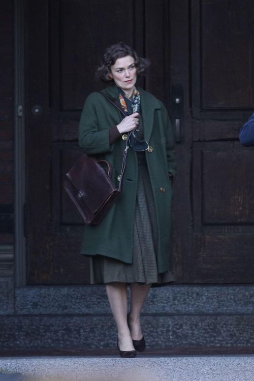 Keira Knightley on the Set of Boston Strangler in Cambridge 4