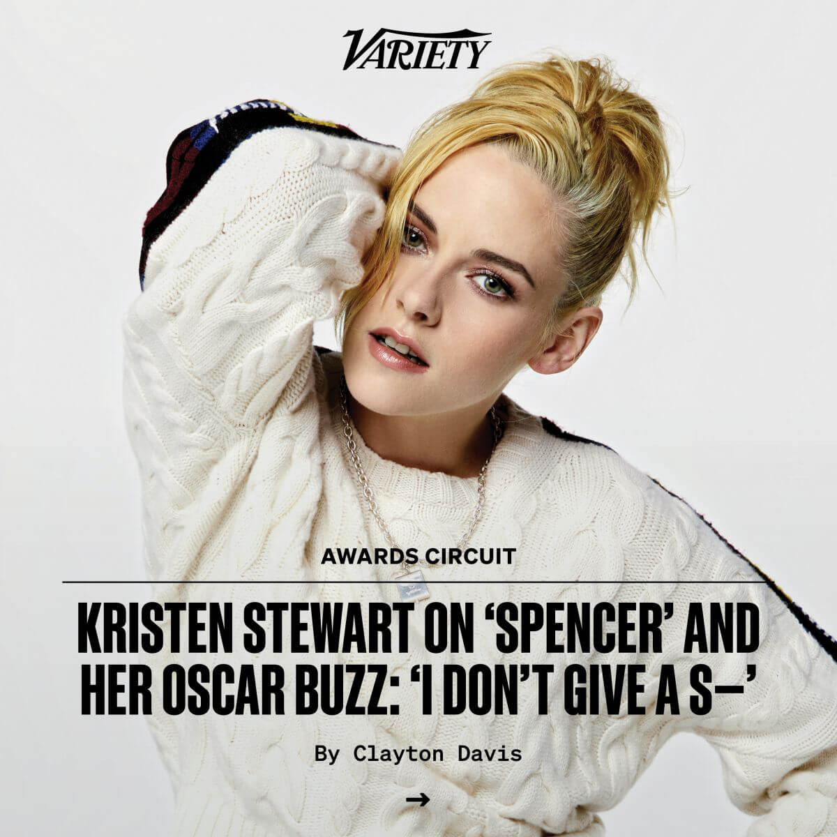 Kristen Stewart Photoshoot for Variety Awards Circuit Portraits, November 2021