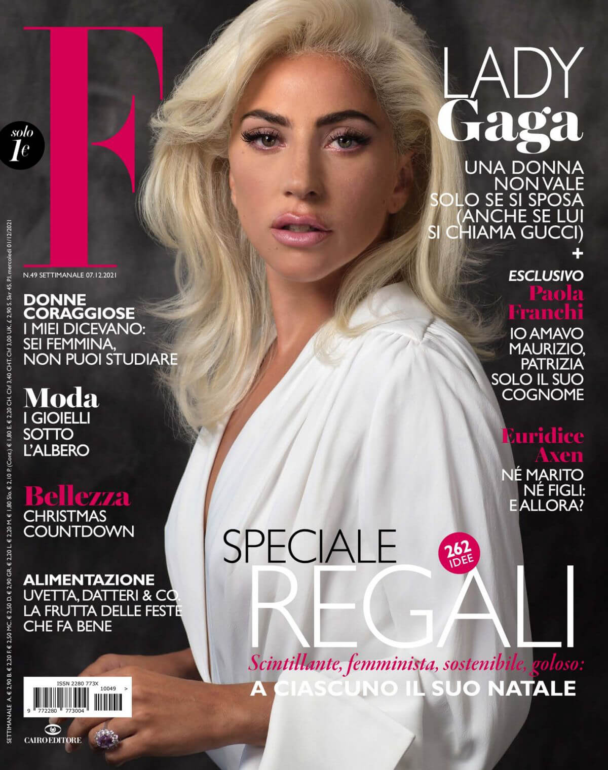 Lady Gaga Photoshoot in F Magazine, December 2021 Issue