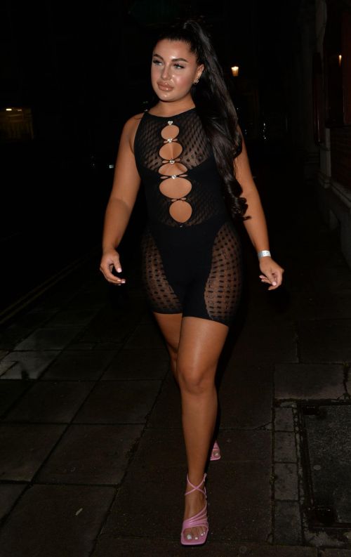 Megan Clark and Her Best Friend Night Out at Novikov in London 5