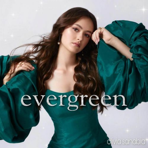 Olivia Sanabia Photoshoot in Evergreen Single Cover, 2021 Issue