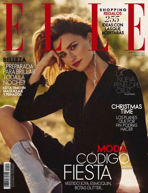 Penelope Cruz Photoshoot in Elle Magazine, Spain December 2021