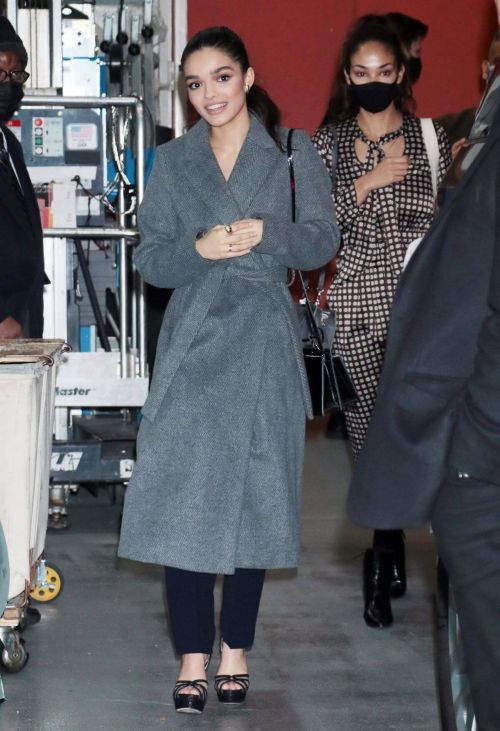 Rachel Zegler After Leaves the set of Live with Kelly and Ryan in New York 1