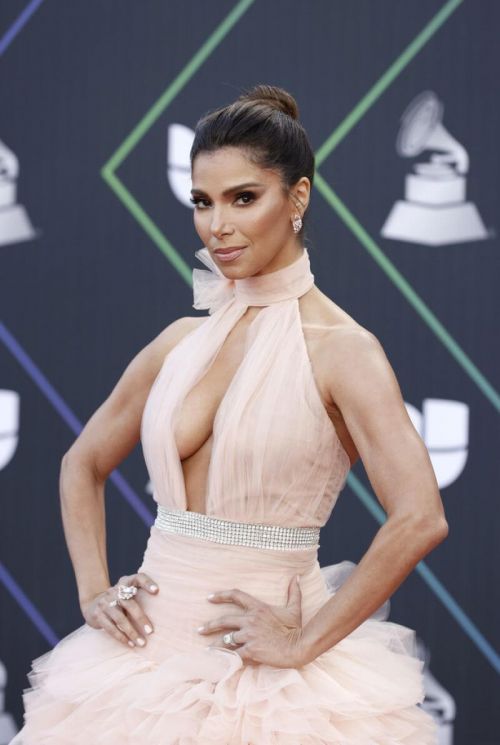 Roselyn Sanchez seen in Beautiful Dress at 22nd Annual Latin Grammy Awards in Las Vegas 11/18/2021