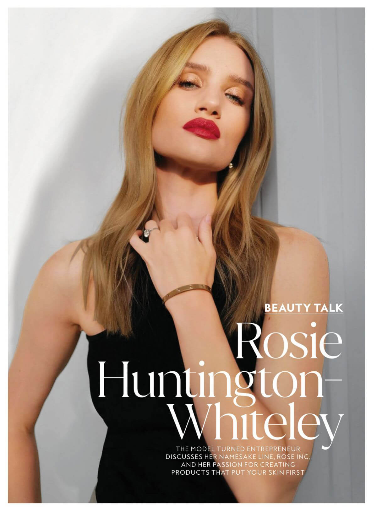 Rosie Huntington-Whiteley Photoshoot in Instyle Magazine, December 2021