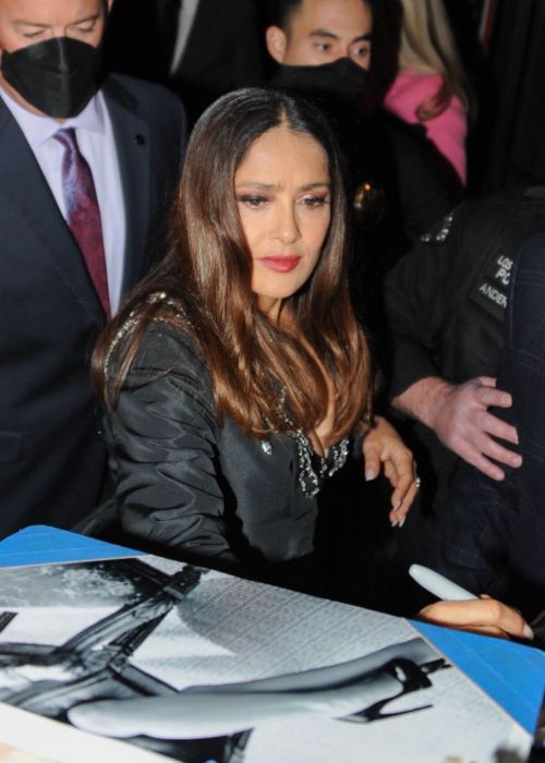 Salma Hayek attends Her Star Ceremony on Walk of Fame in Hollywood 11/19/2021