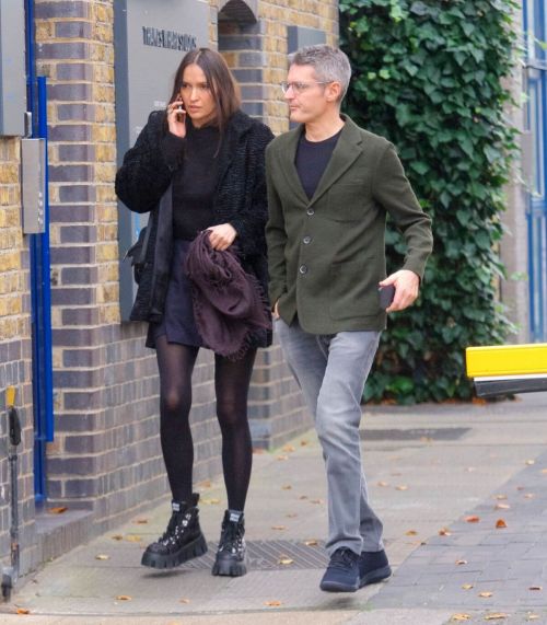 Sasha Volkova Leaves a Restaurant with her Friend in London 11/18/2021 1
