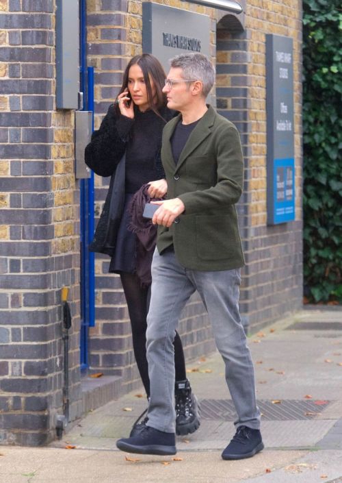 Sasha Volkova Leaves a Restaurant with her Friend in London 11/18/2021 3
