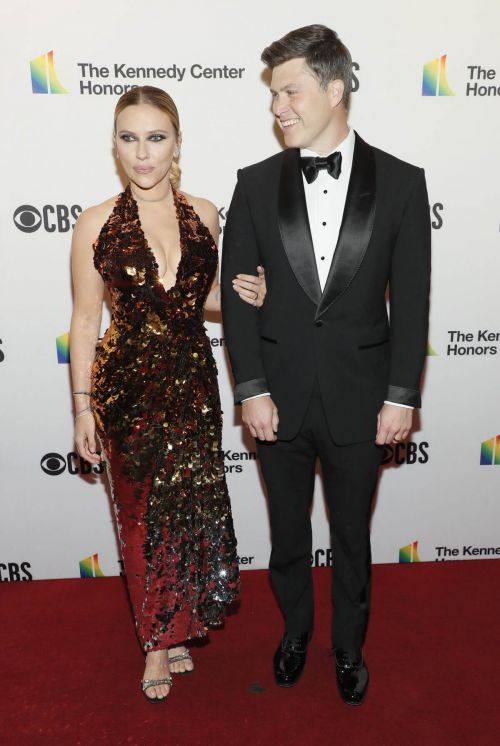 Scarlett Johansson and Colin Jost attends 44th Kennedy Center Honors in Washington 1