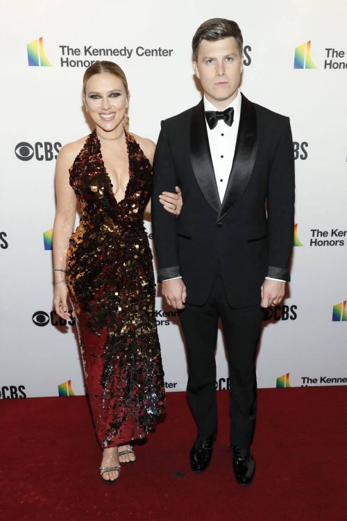 Scarlett Johansson and Colin Jost attends 44th Kennedy Center Honors in Washington 2