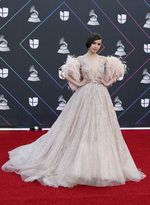 Sofia Carson seen in Beautiful Outfit at 22nd Annual Latin Grammy Awards in Las Vegas 11/18/2021 1
