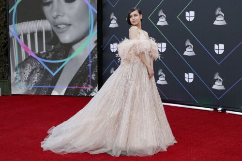 Sofia Carson seen in Beautiful Outfit at 22nd Annual Latin Grammy Awards in Las Vegas 11/18/2021 2