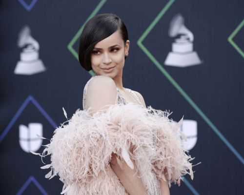 Sofia Carson seen in Beautiful Outfit at 22nd Annual Latin Grammy Awards in Las Vegas 11/18/2021