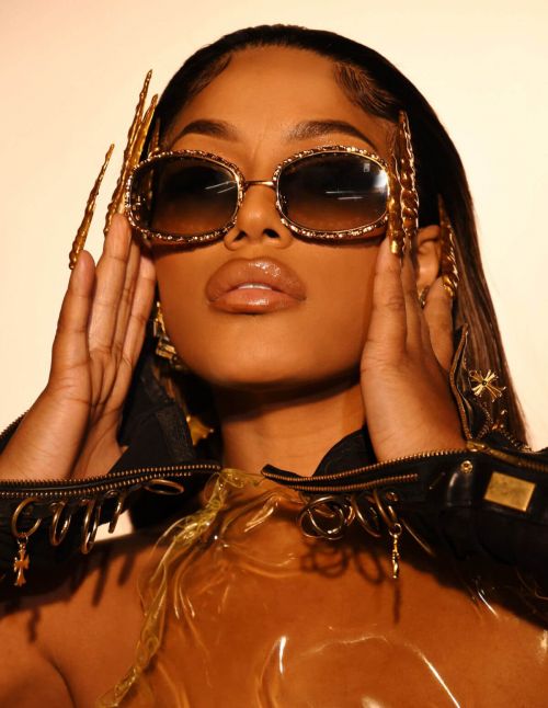 Stefflon Don Photoshoot for Voir Fashion Magazine, Winter 2021/2022 9