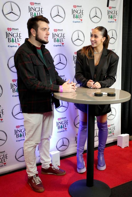 Tate McRae attends iHeartRadio Jingle Ball in Minneapolis