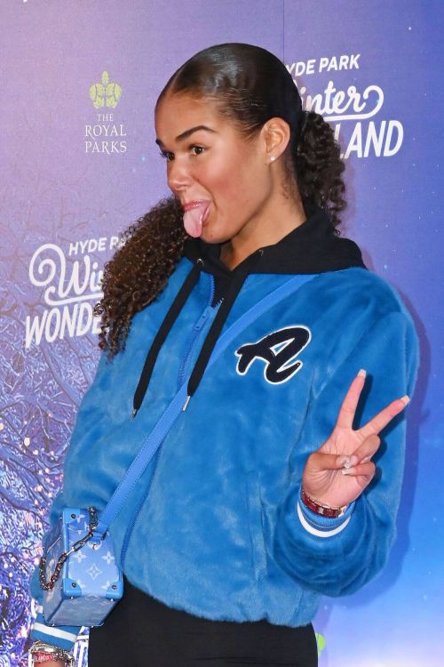 Tillie Amartey attends Hyde Park Winter Wonderland VIP Launch in London 11/18/2021