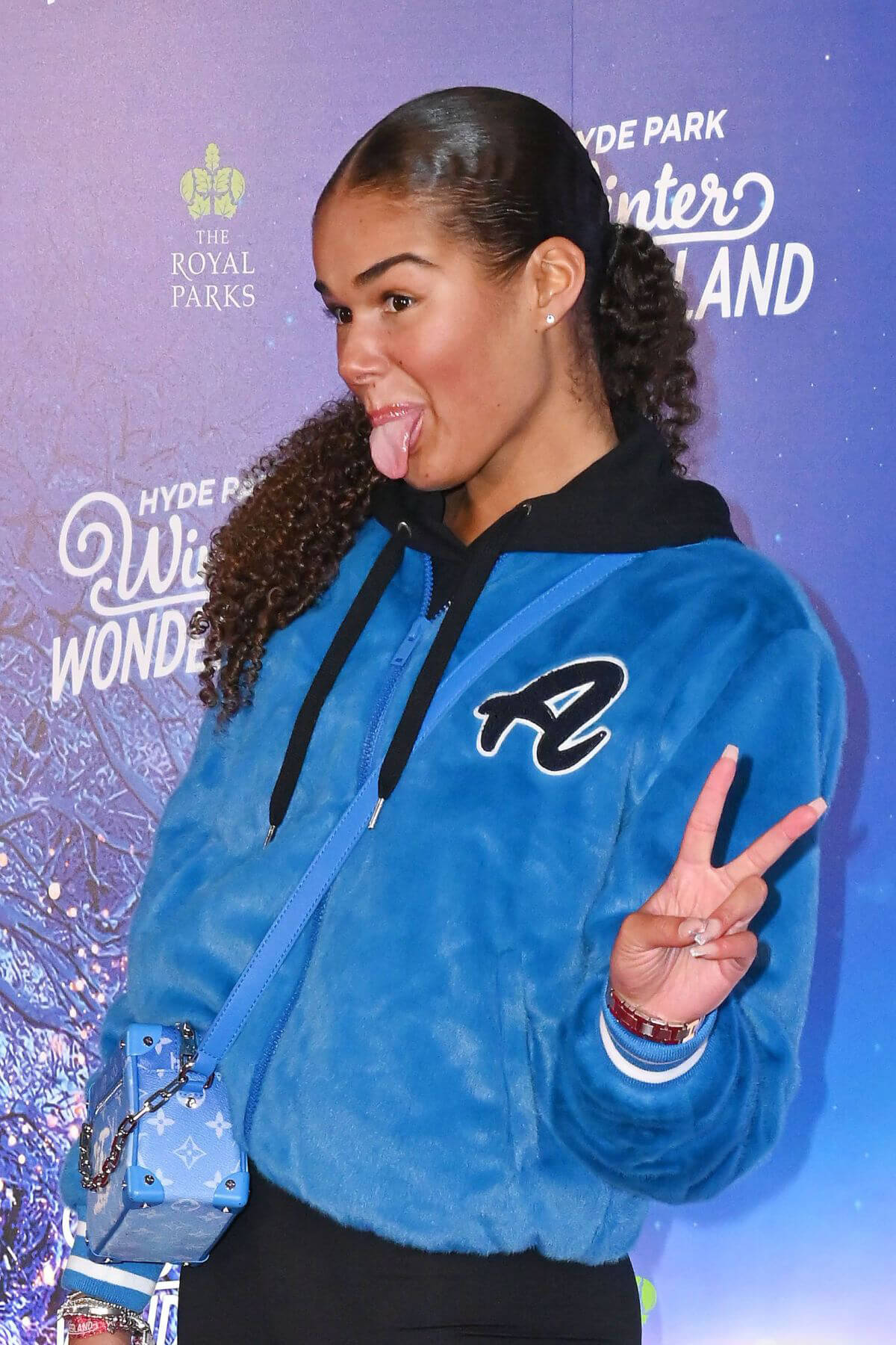 Tillie Amartey attends Hyde Park Winter Wonderland VIP Launch in London 11/18/2021