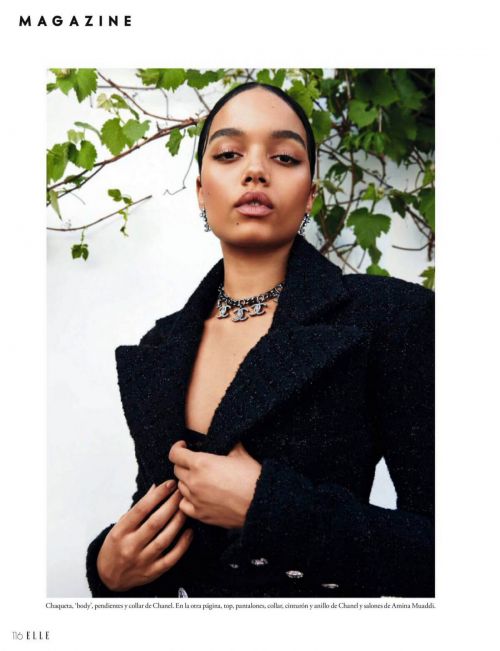 Whitney Peak Photoshoot in Elle Magazine, Spain December 2021 2