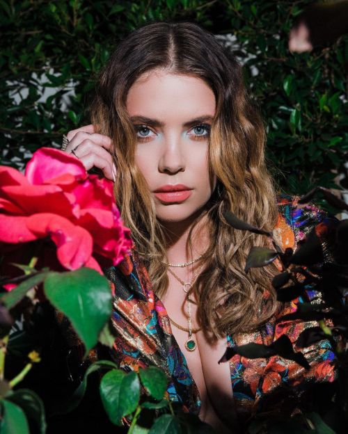 Ashley Benson seen in Floral Dress During Photoshoot Done by Lindsey Byrnes, November 2021 1