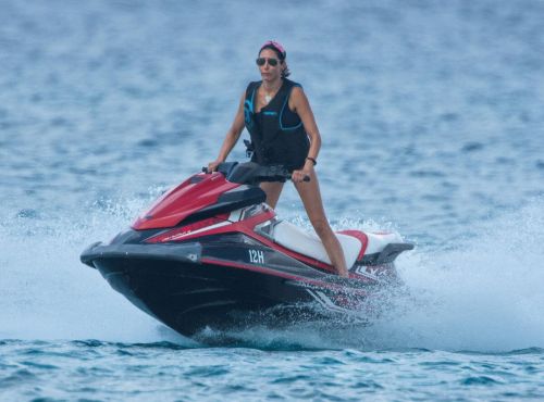 Lauren Silverman enjoys at Jet Ski Rides in Barbados Beach 6