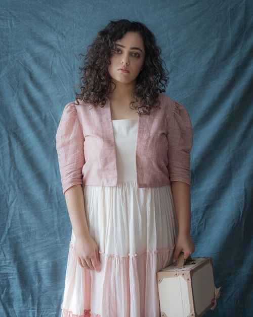 Nithya Menen Photoshoot in Studio Bustle Designed Outfit, January 2022 4