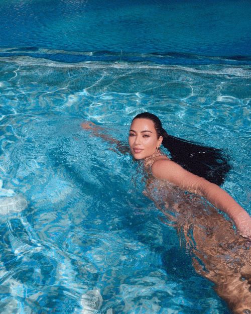 Kim Kardashian in Photoshoot wears Tiffany & Co Jewelry, January 2022 3