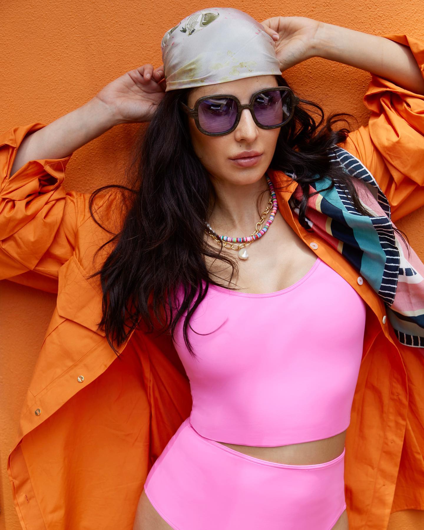 Katrina Kaif wears Pink Attire by Anaita Shroff Adajania, March 2022