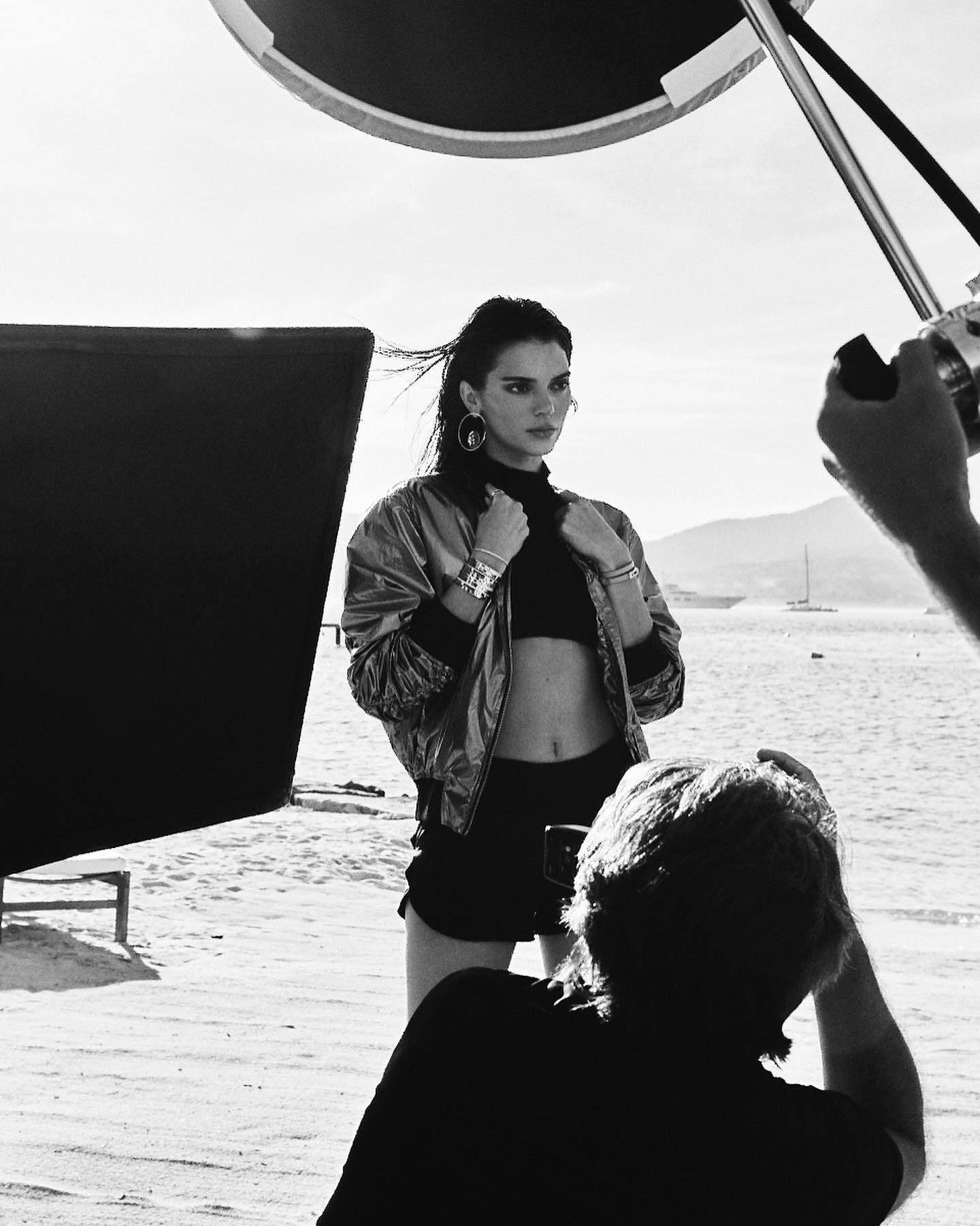 Kendall Jenner shoot for ad Campaign Messika Paris, January 2022 1