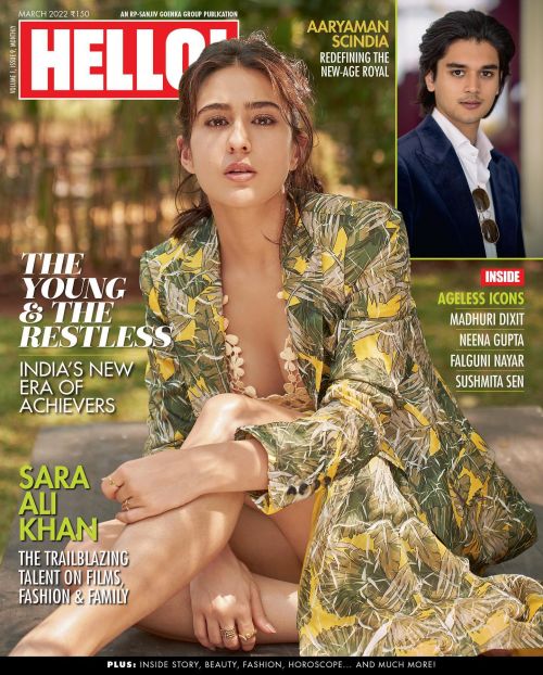 Sara Ali Khan Cover Photoshoot for Hello Magazine India, March 2022 1