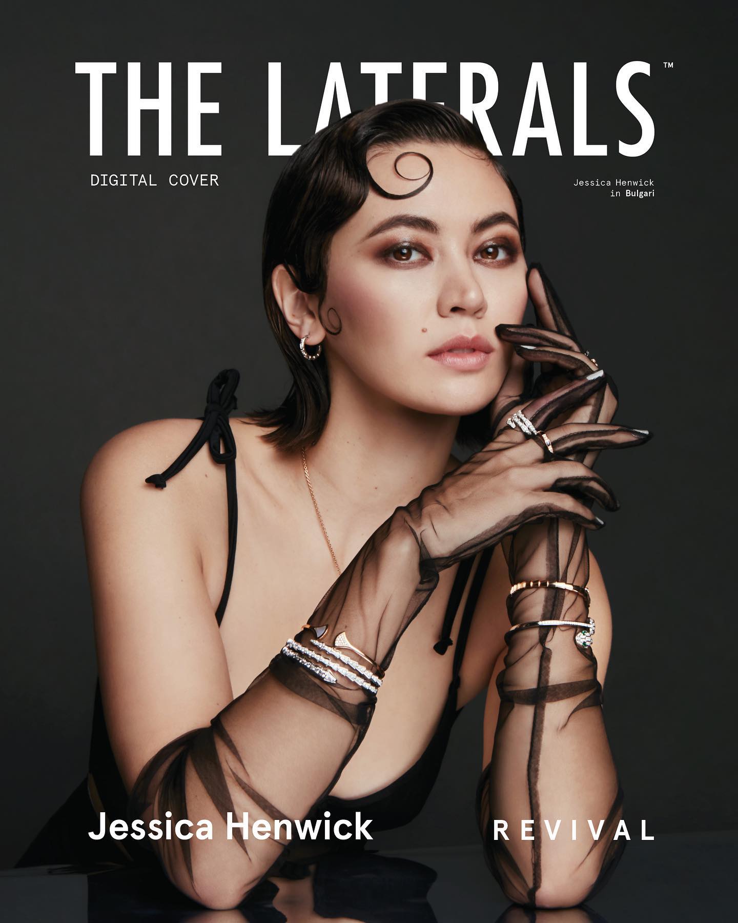 Jessica Henwick in BVLGARI Photoshoot for The Laterals Magazine, January 2022