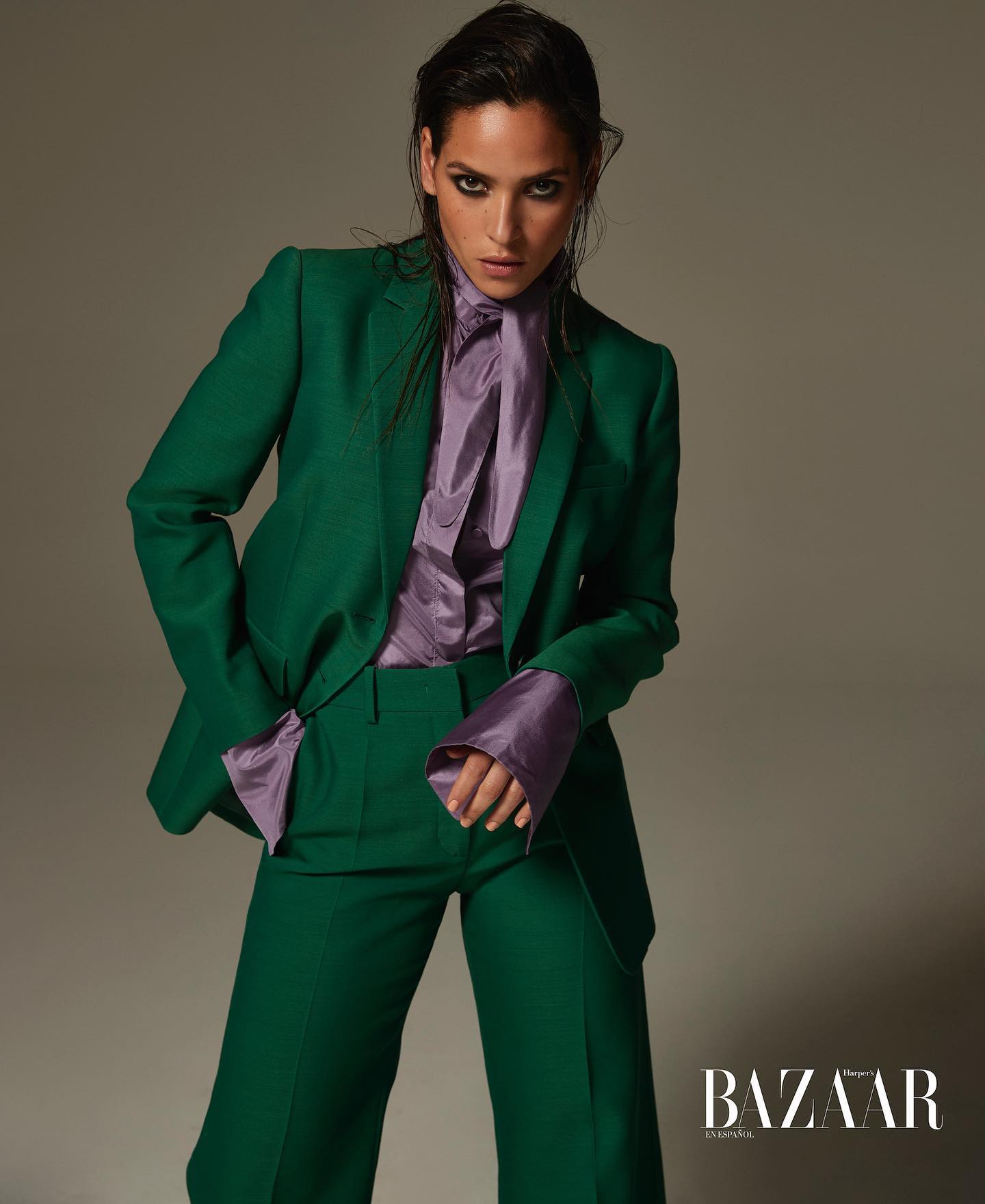 Adria Arjona Cover Photoshoot for Harper
